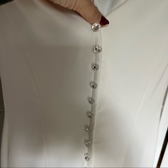 Allure Bridal sleeved crepe gown - Picture 7 of 15